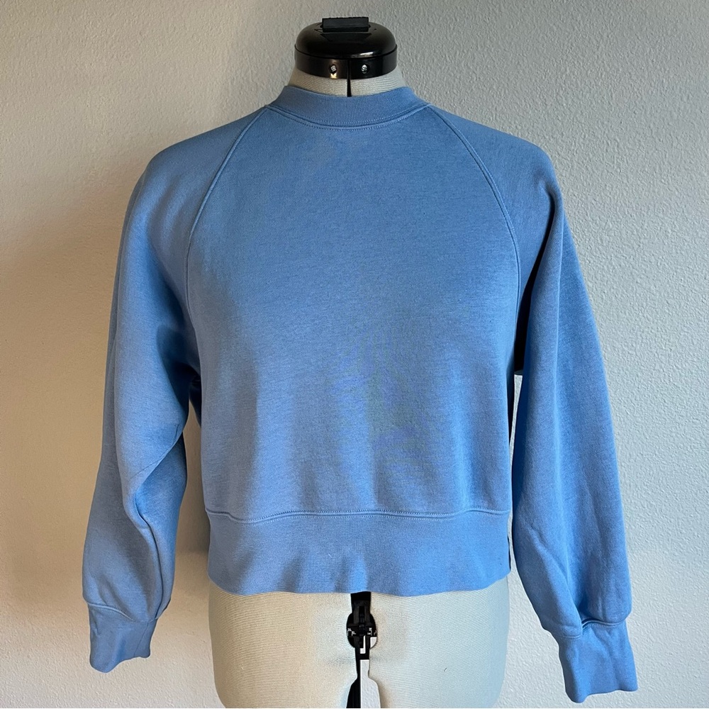 MUJI Blue Crewneck Sweatshirt